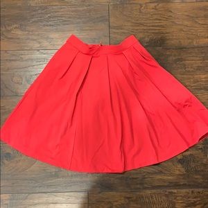 Cynthia Rowley Watermelon Pink Highwaisted Skirt